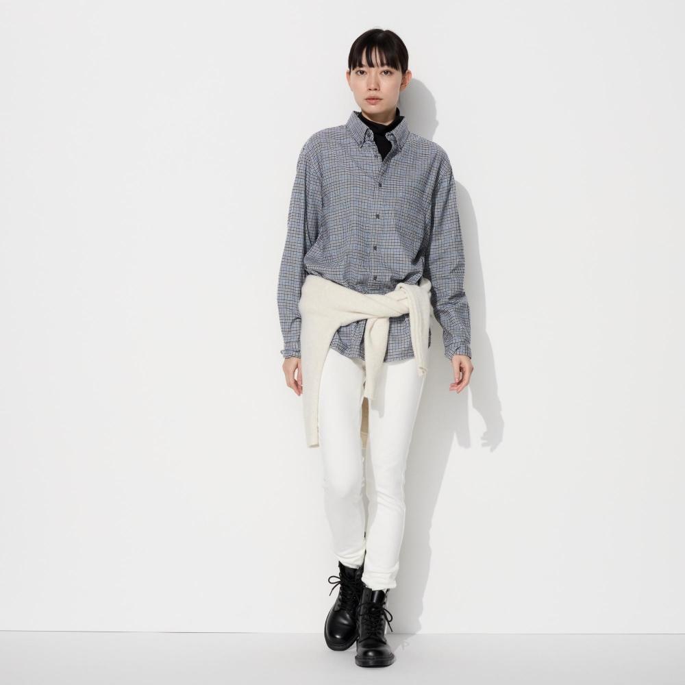 Uniqlo Flannel Shirt  Long Sleeve Regular Color  Check J