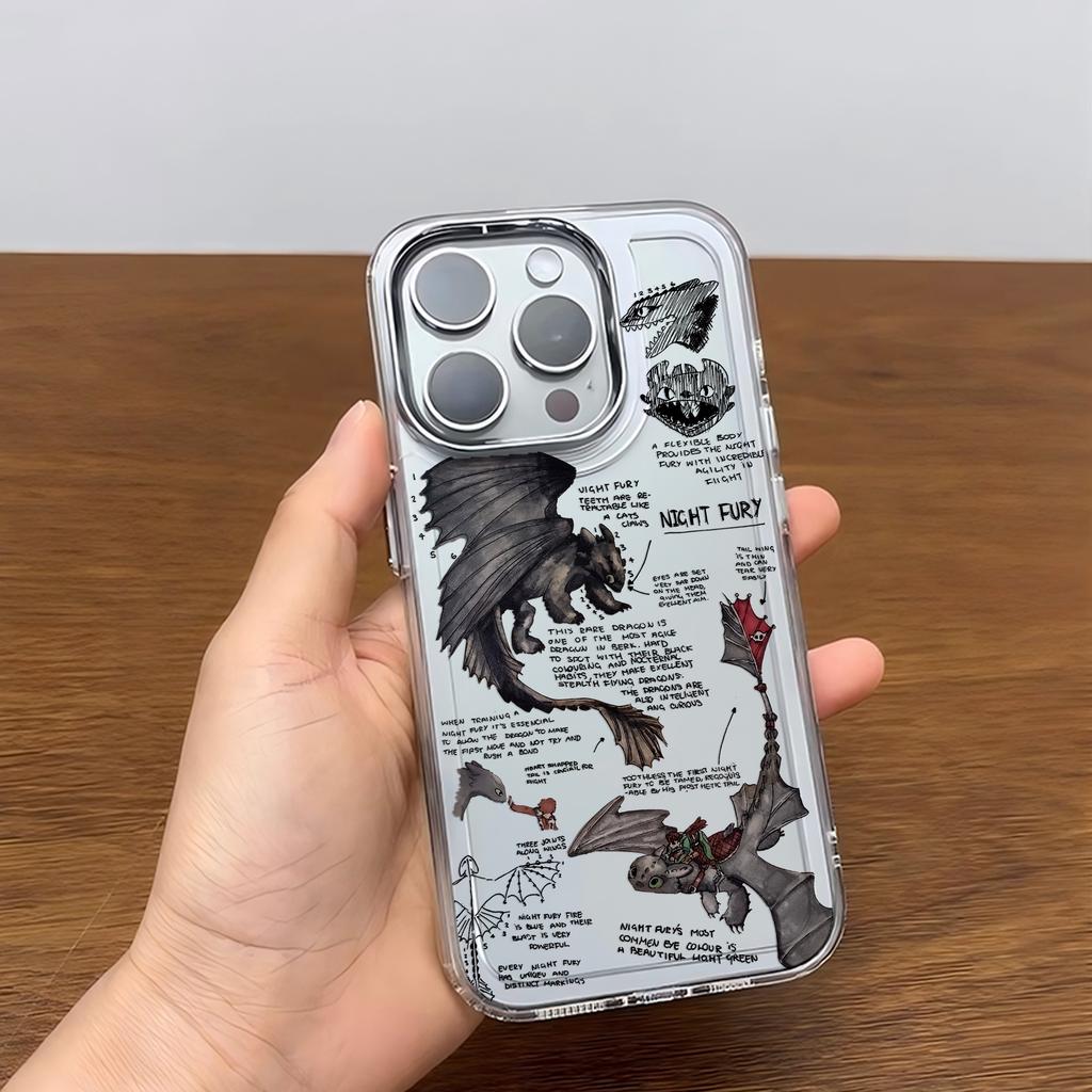 Милый Дракон Беззубик Гнев Новый Чехол для Телефона Для iPhone 17 16e 16 15 14 13 12 11mini Pro Max X XR XSMAX 8 7 Air Plus Чехол пара