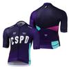 CSPD CONCEPT  Cycling Jersey Areo 6 COLOR Fit Race Cut 3 Back Pockets Full Zip Multicolor