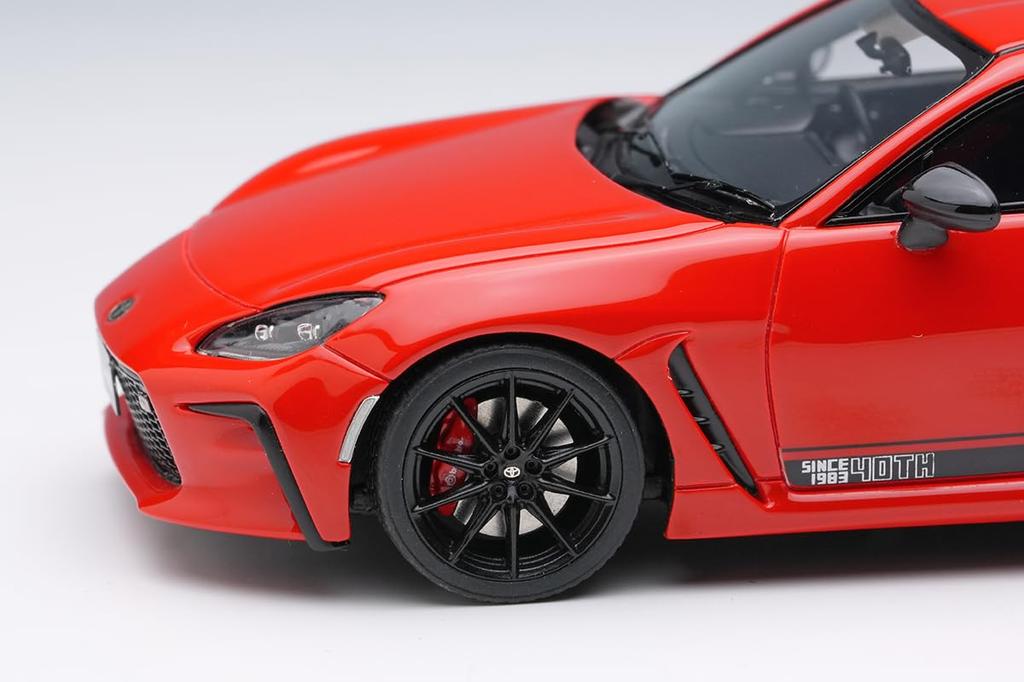 Макияж EIDOLON Toyota GR86 40th Anniversary Limited 2023 Spark Red Готовый продукт 1/43