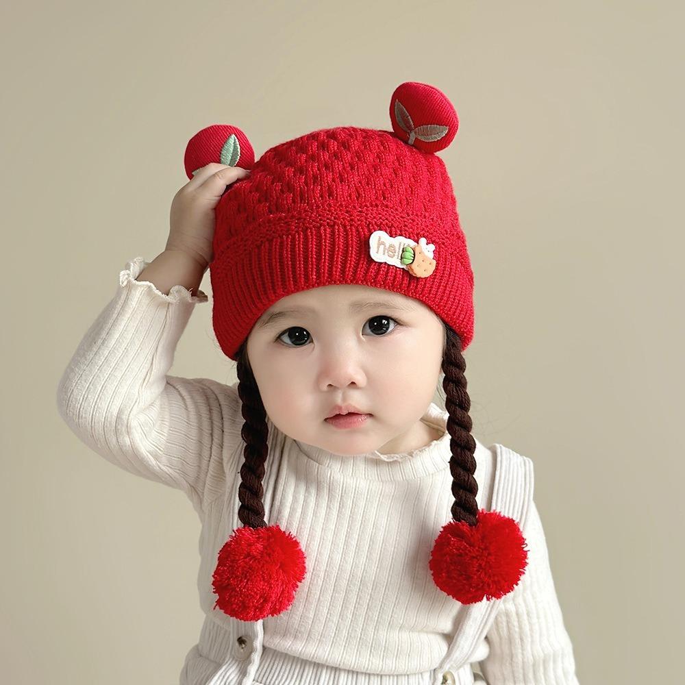 Keep Warm Baby Ear Protection Cap Thickened Toddler Beanie Cute Kids Beanie Cap Winter