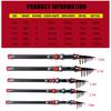 Spinning Fishing Rod Telescopic Fishing Rod 99% Carbon Portable Sea Water Fishing Carp Bass Salmon