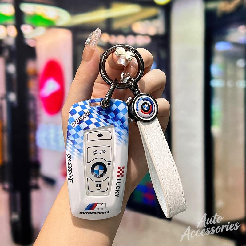 Racing Style Design Car Key Case Cover Key Accessories For BMW F20 F30 G20 F34 F31 F10 G30 F11 X3 F25 X4 I3 M3 M4 1 5 3 Series
