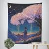 Гобелен для офиса, гостиной, анимационной сцены, красочная подвесная ткань, украшение для дома, стены, гобелен