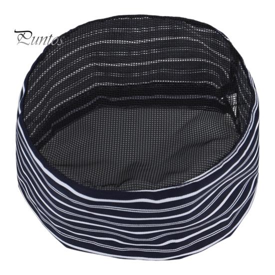 Поварской колпак унисекс для кухни, колпак для ресторана отеля, колпак повара с хорошей воздухопроницаемостью, полый сетчатый верх, рабочая кепка официанта, колпак для повара, мастерская, заводская кепка