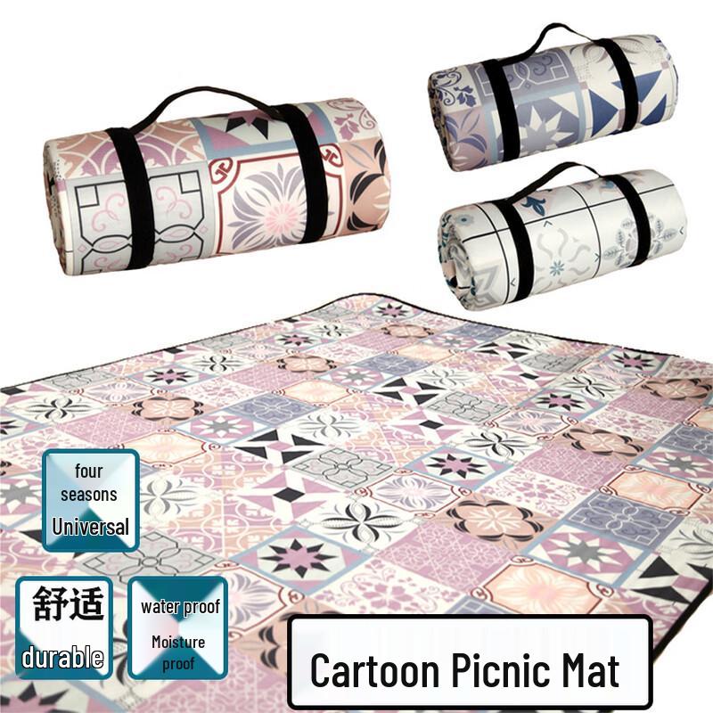 Портативный наружный коврик с шестиугольной плиткой