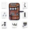 Golf tool kit, golf accessory kit, convenient to carry, multifunctional, large capacity, storage leather bag