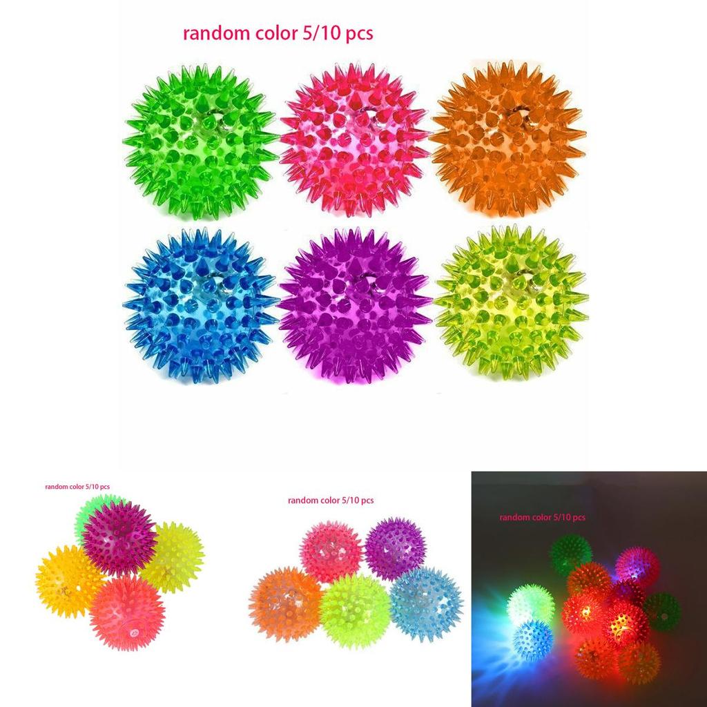 Glow Pet 510 шт. Собака Кошка Пищащие Резиновые Жевательные Мячики Прыгающие Случайный Цвет Игра
