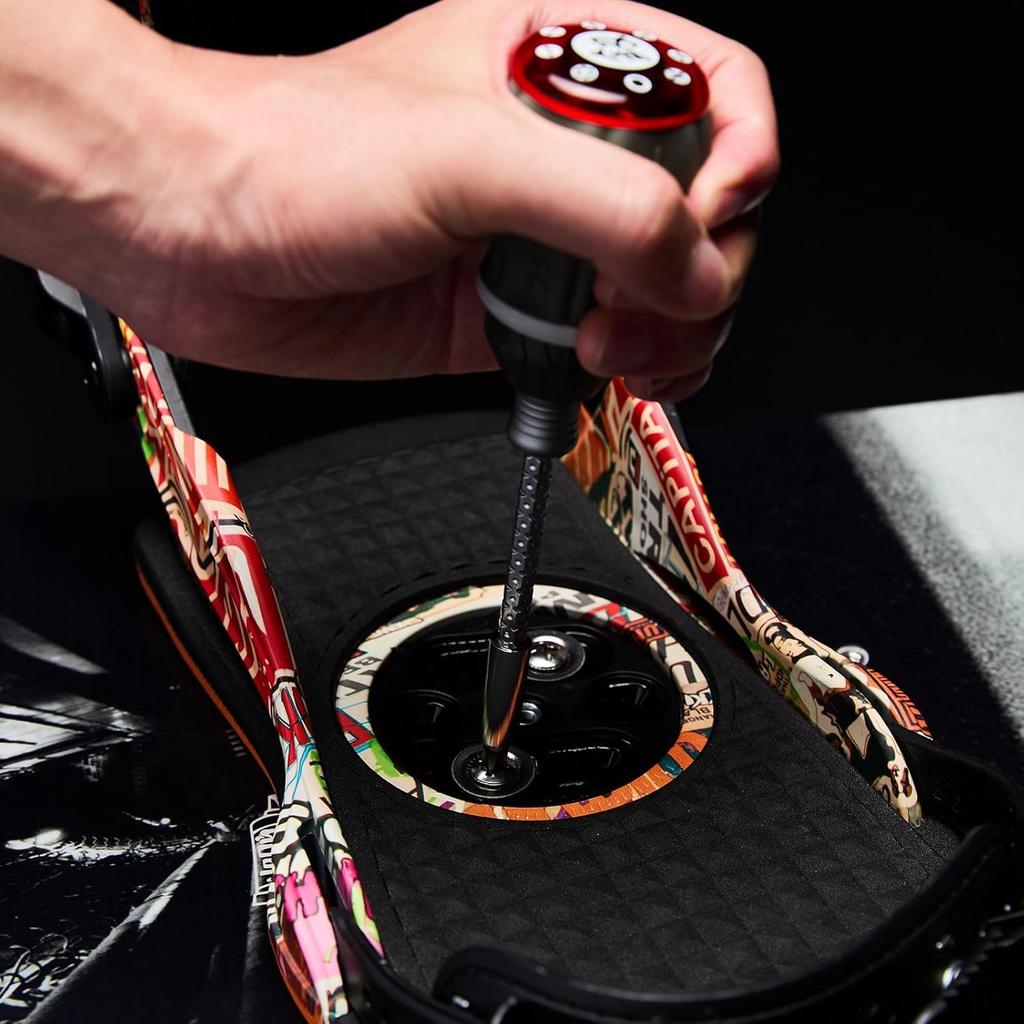 Комплект креплений для сноуборда XCMAN из 8 штук с шайбами и винтами,