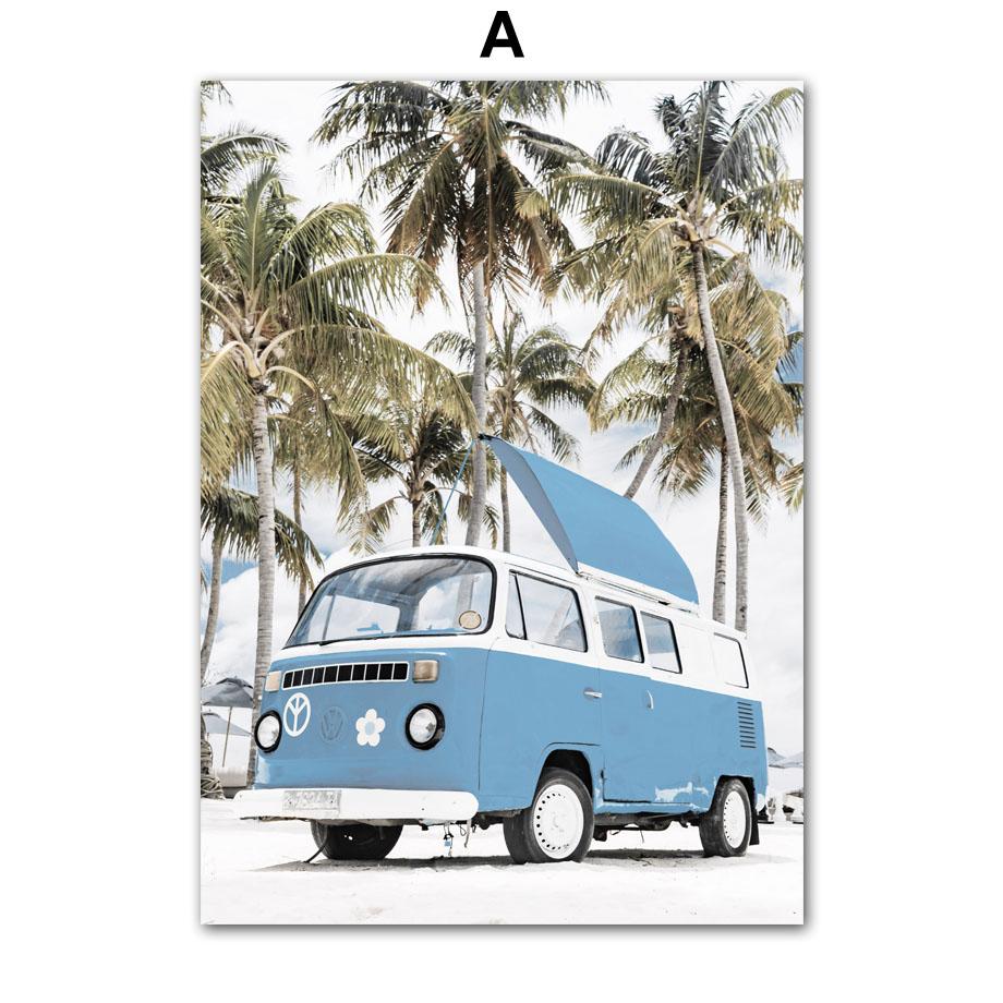 Море, пляж, место для купания, лодка, кокос, океан, постеры и принты, холст, живопись, скандинавские настенные художественные фотографии для декора гостиной