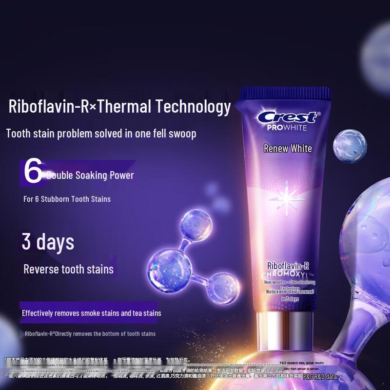 Crest Отбеливающая и пятноотбеливающая зубная паста