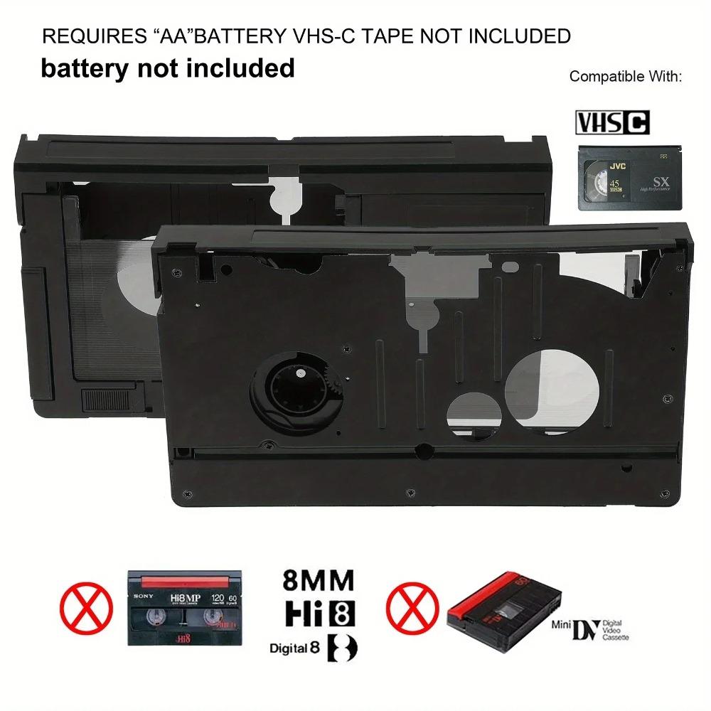 Переходник Адаптер для кассет VHS-C Адаптер для ленты VHS-C Видеокассеты половинного размера