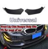 Universal 3DCarbon Fiber Style Front Bumper Splitter Lip Body Protector Diffuser