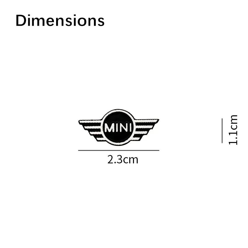 Для Bmw Mini 3D Алюминиевый сплав Автомобильный динамик Аудио Стикер Значок Эмблема Декорация Аксессуары Для MINI COOPER R56 R55 R60 R61 Cou
