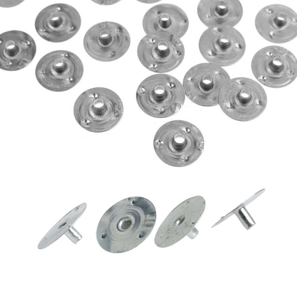 Craft 12.5*2.5mm Metal Handmade DIY Candle Wick Sustainer Stand Base Holder Wick Tabs