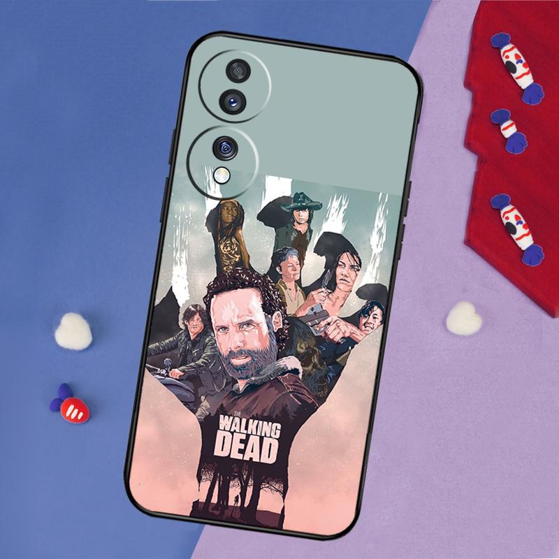 Чехол Walking Dead TWD для Honor 200 Pro 50 70 90 X8a X9a X8 X9 X8b X9c X9b Honor Magic 7 Lite 5 6 Pro
