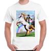 Crazy Cat Unicorn Rainbow Funny Cool Men Women Cool Gift Unisex T Shirt 2708