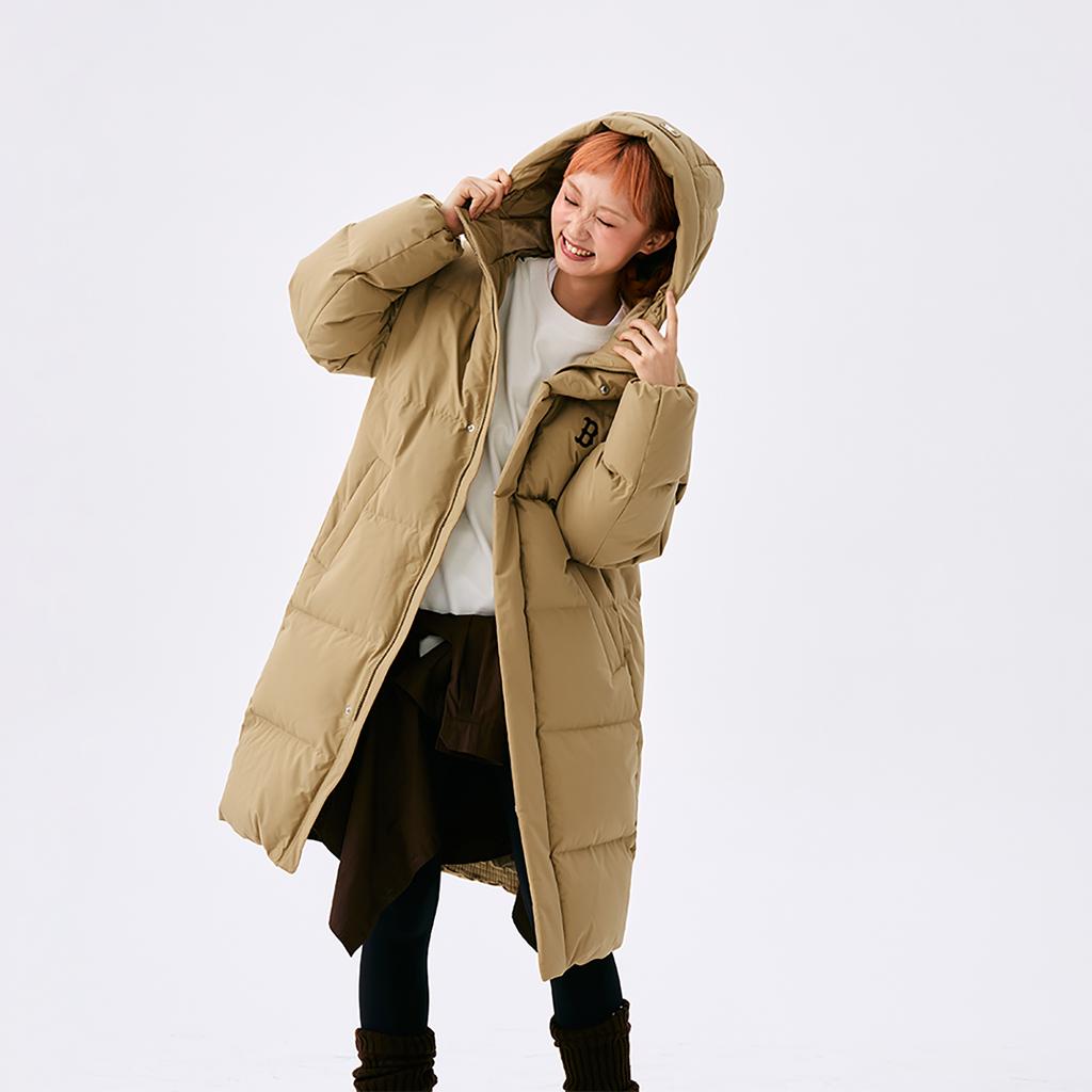 Новая Базовая Коллекция MLB Базовая Куртка Пуховик Boston Red Sox FW24 Унисекс Бежевый Желтый 3ADJB1846-43BGS