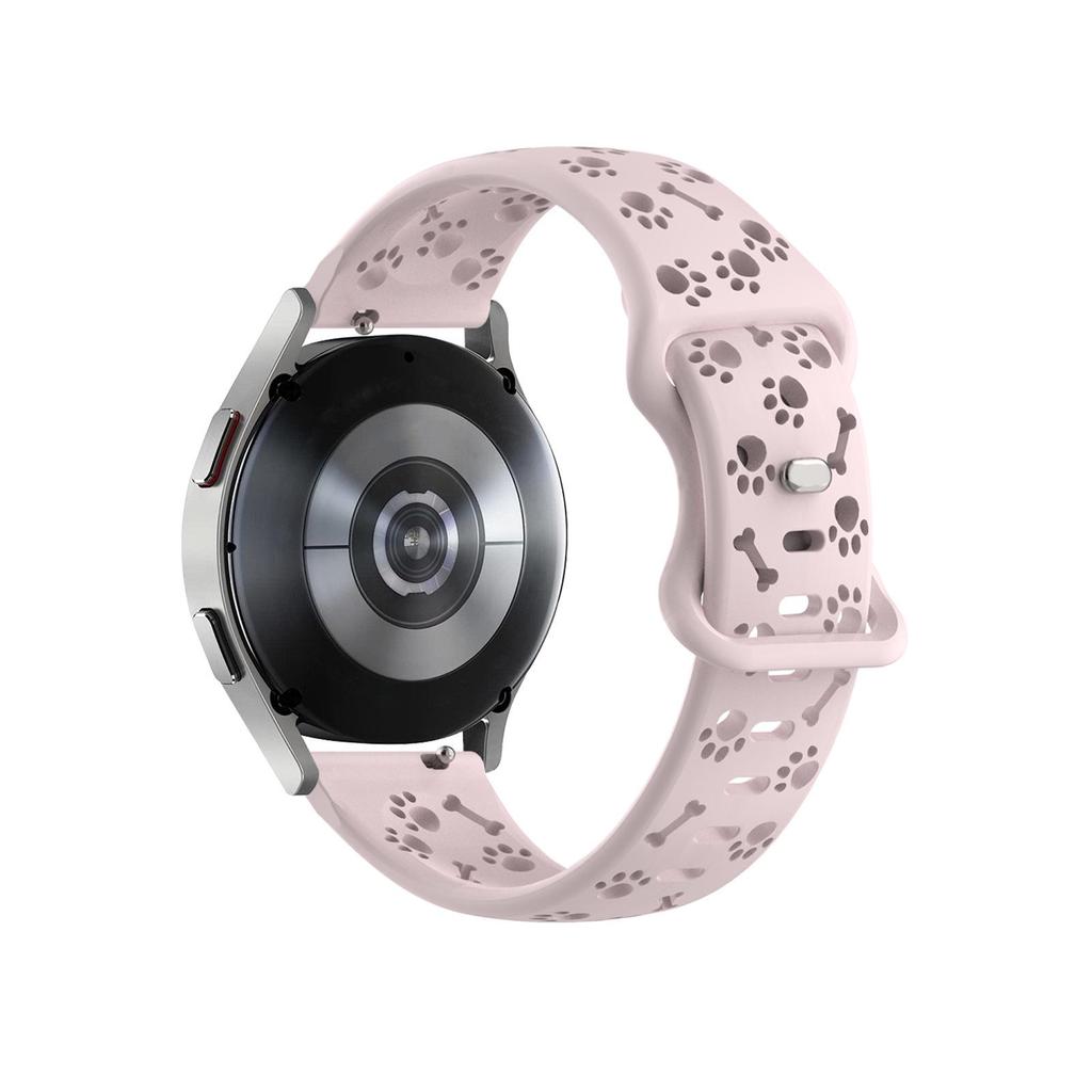 Силиконовый ремешок для Samsung Galaxy Watch 7/6/5/4 Classic, дизайн с вырезом в виде лапы медведя