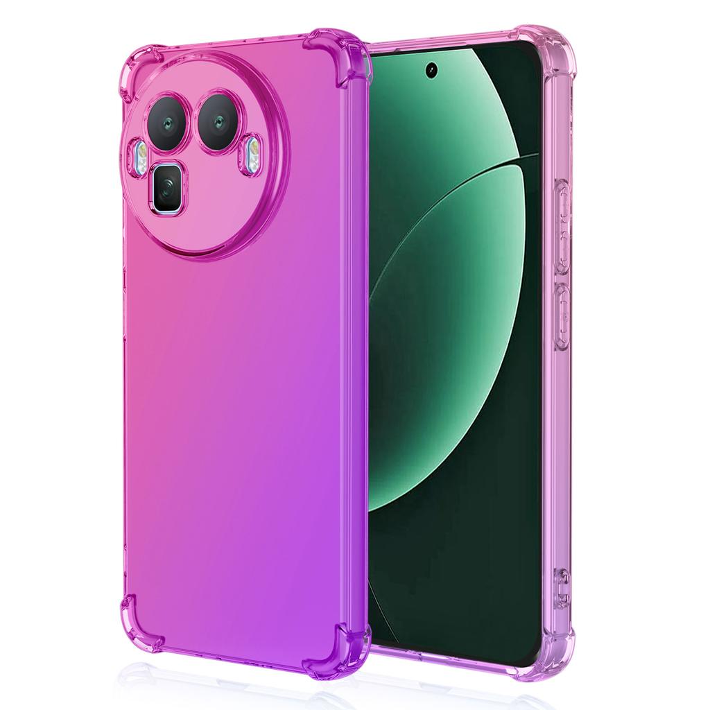 Чехол для Realme GT 8 Pro 5G, градиентный цвет, ТПУ, противоударный чехол для телефона