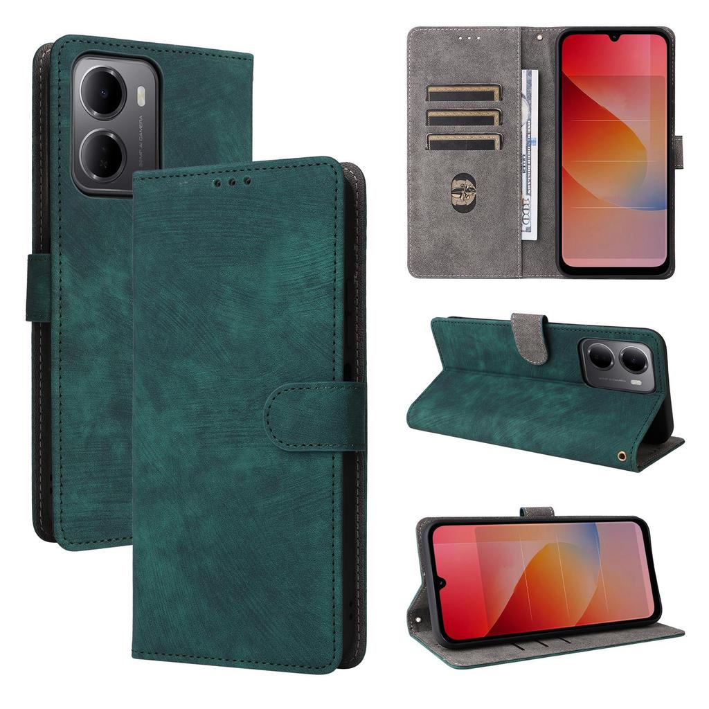 Flip Cover For Xiaomi Redmi 15A / Redmi R70 / R70M Leather Case [Flip Vintage Leather] Shockproof Durable Retro Phone Case