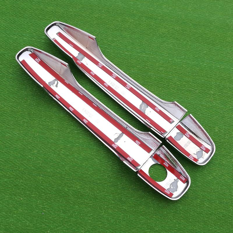 for Toyota iQ for Scion iQ Chrome Handle Cover Trim Set for Aston Martin Cygnet 2008-2016 Car Accessories Stickers Car Styling