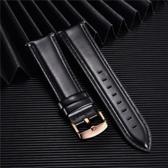 Quick Release Straps Men Women Genuine Leather Watchbands 18mm 20mm 22mm Smart Watch Band Watch Accessories