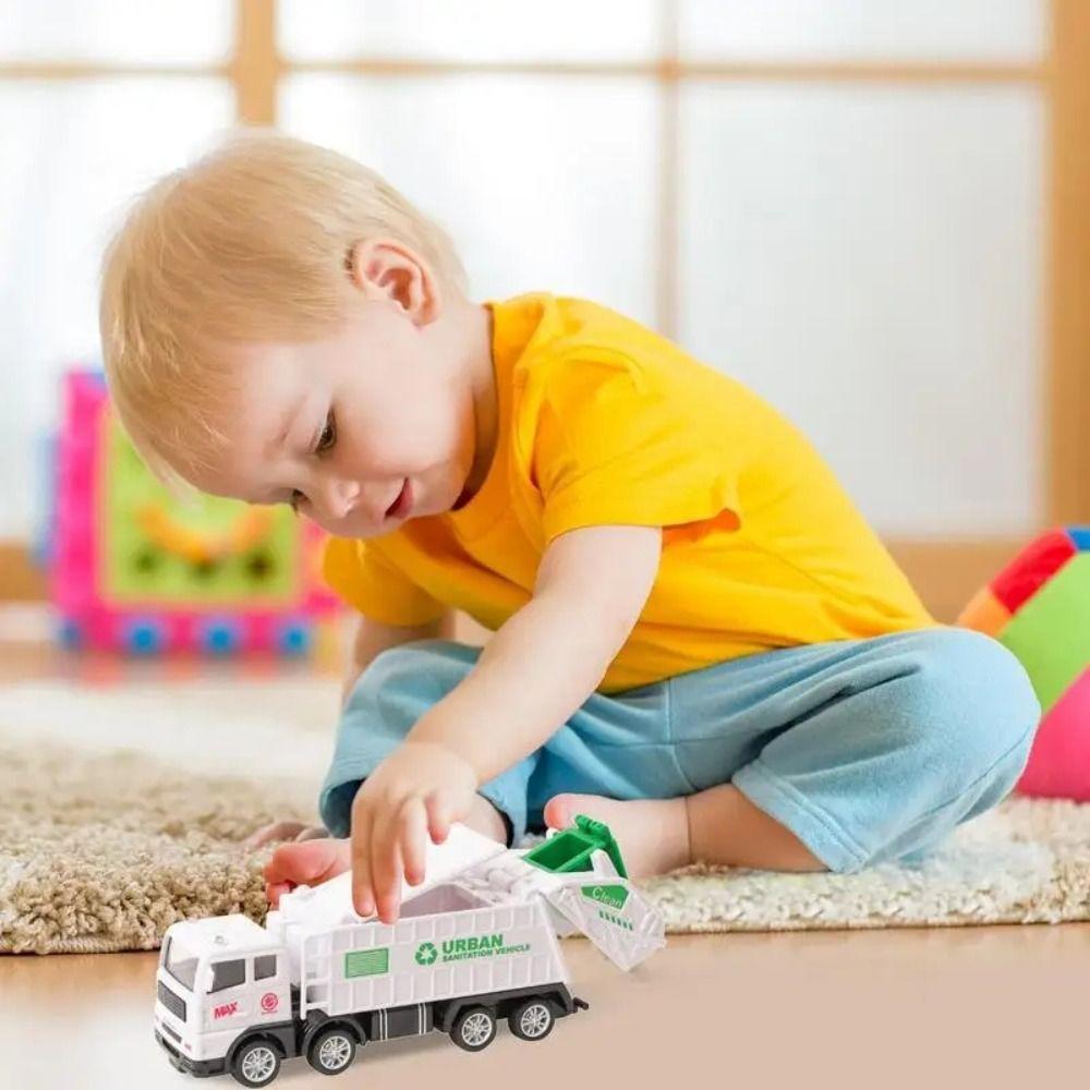 Rescue Car Garbage Truck Toy Sanitation Vehicle Car Toy Model Simulation Car Toy  Kids Toddler