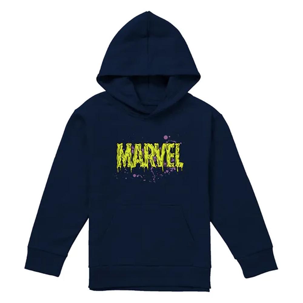 Marvel Childrens/Kids Slime Logo Pullover Hoodie