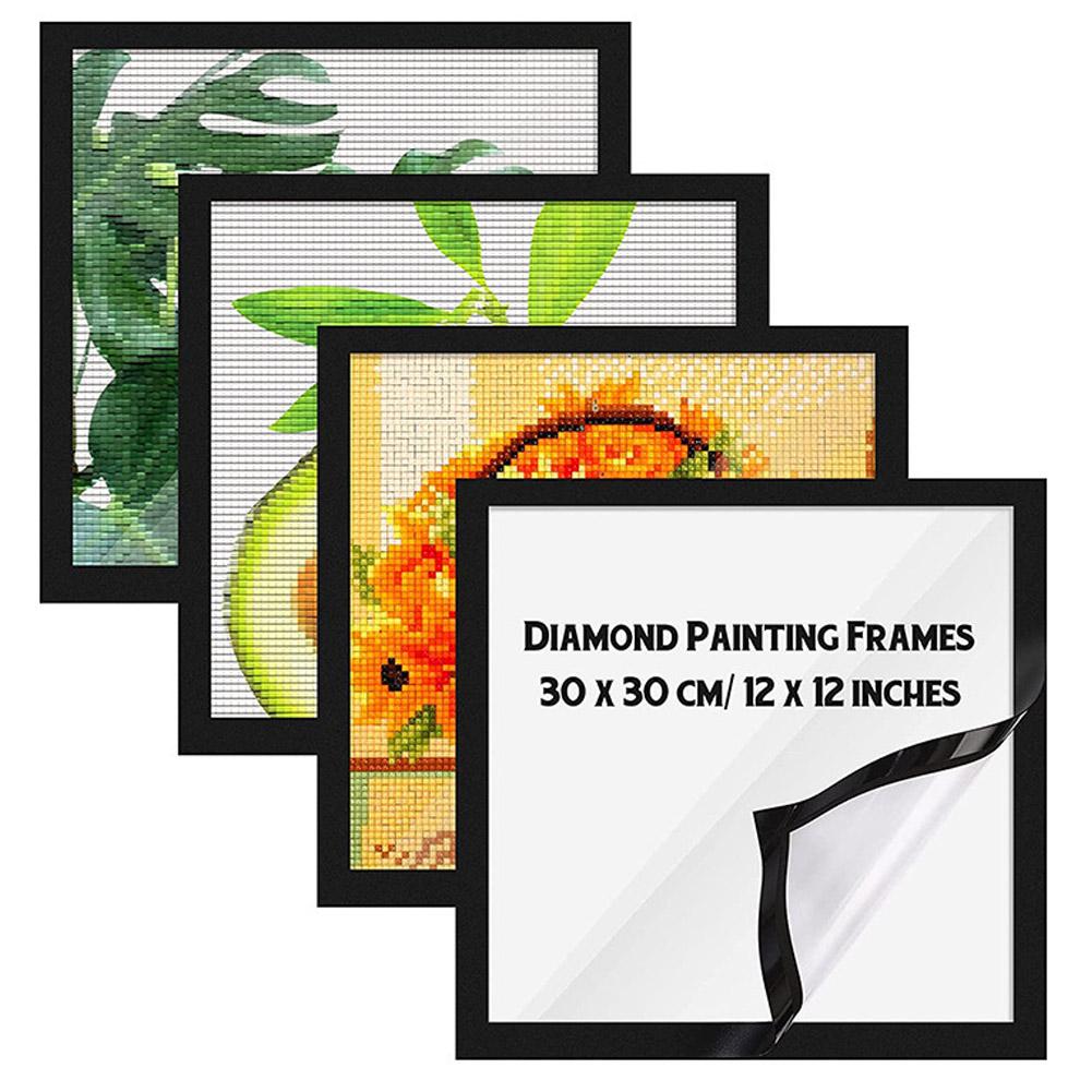 Рамка для рисования 12*12 дюймов, черный ПВХ, стильный и практичный