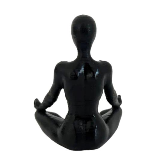 Статуэтка для йоги из смолы, фигурка дзен-йоги, украшение для домашнего рабочего стола, украшение для комнаты для медитации, комната для занятий йогой, подарок любителям йоги