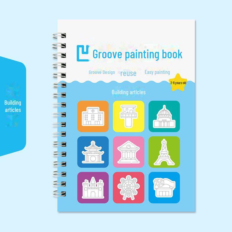 "Simple Drawing & Calligraphy Practice Book for Children Aged 2-8"