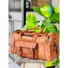 Classico Leather Travel Duffel Genuine Gym Luggage Brown Overnight Men Vintage