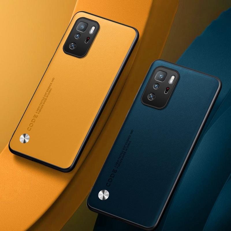 Роскошный чехол из искусственной кожи для Xiaomi Poco X3 GT, матовый силиконовый чехол с полной защитой камеры, чехол для телефона PocoX3 GT X3GT 5G Coque