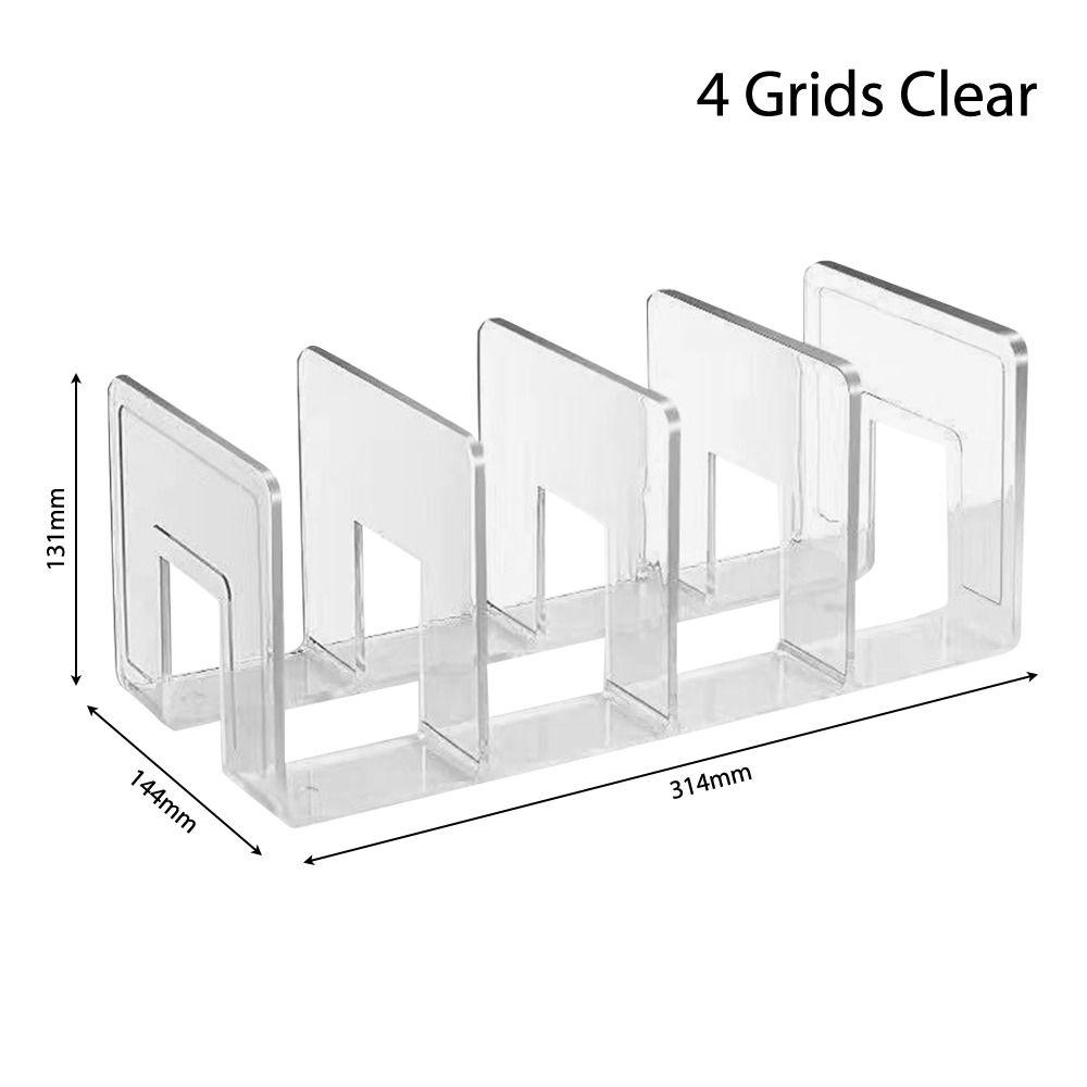 3/4 Сетки Стойка для хранения сумок Разделитель для полки в шкафу Стойка для хранения сумок Прозрачная полка-разделитель для кошельков и сумок Стойка для демонстрации сумок