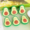Office Supplies Cute Expression Avocado Shape Eraser Student Kawai Stationery End of Term Christmas June 1 Gifts Prizes Rewards