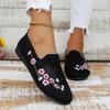 Flower Embroider Stretch Weav Ballet Flats Women Loafers Spring Autumn Breathable Mesh Casual Shoes Sneaker Boat Shoes