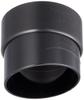 High Round Vertical Joint Black 60MM