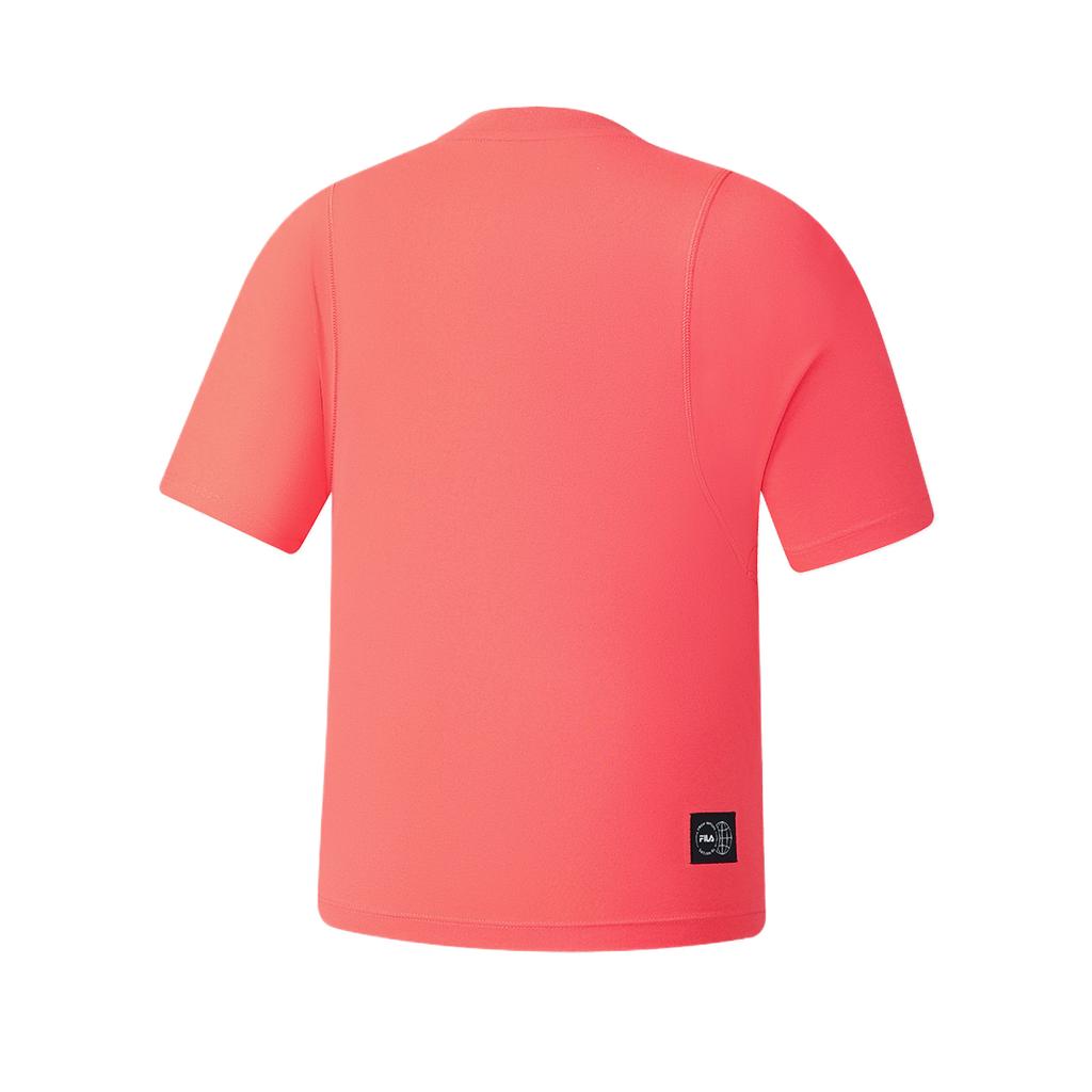 Fila Женская футболка с коротким рукавом Explorer, однотонная, свободного кроя A11W627103F-PK