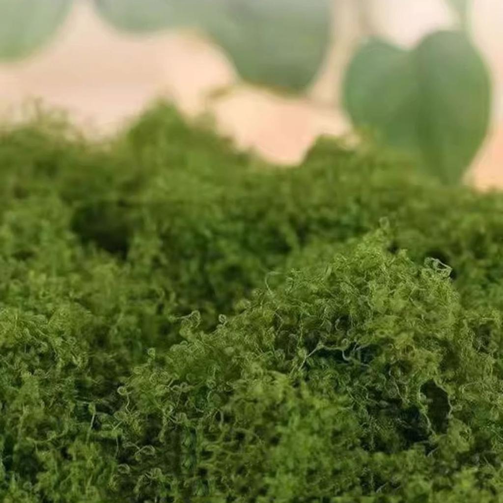 Искусственный зеленый мох для горшечных растений, поделок, 150 г, искусственный мох для украшения стола, свадебных рождественских украшений
