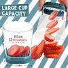 Creative Strawberry  Fruit Slicer - Detachable Cutter With Push Plate (Dark Teal)