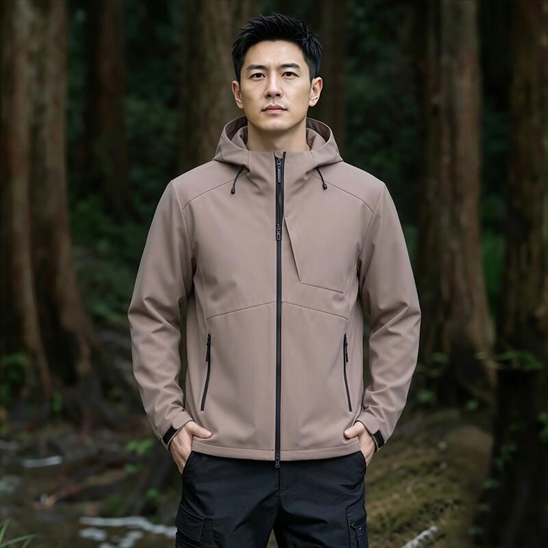 JEEP SPIRIT Men's Autumn Outdoor Functional Hiking Jacket