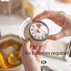 Механический кухонный таймер, 60-минутный визуальный таймер обратного отсчета, громкий магнитный напоминатель для управления временем при приготовлении пищи