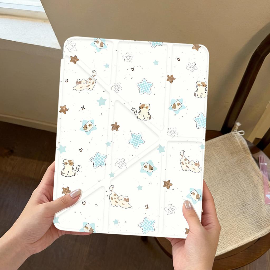 Чехол-книжка для планшета с Y-складыванием для Huawei 11 2021-2023 iPad 4/5-го 10.9 iPad 11-го 2025 SamsungS7 11 iPad10.2 7/8/9-го SamsungS9 S10 Plus 12.4