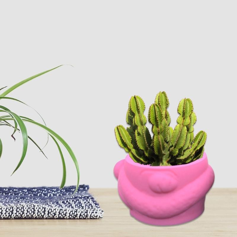 3pcs  Snowman Flower  Silicone Molds Pen Holder Concrete Mold Succulent Planter Making Tool for  Craft Supplies