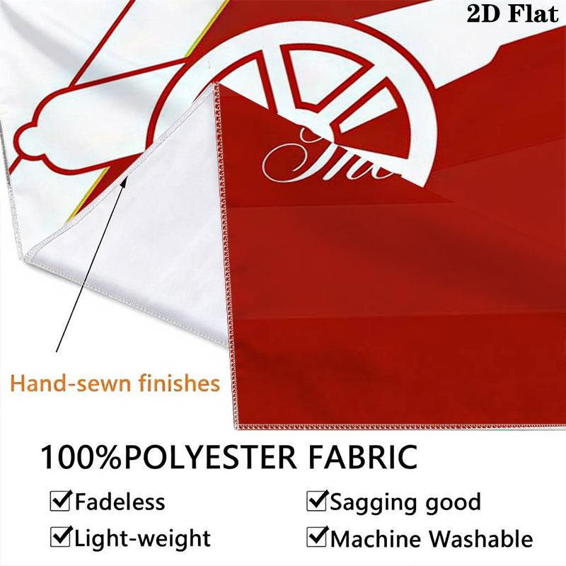 Arsenal team logo Wall Hanging Printed Fabric Blanket Decorative Tapestries for Bedroom Living Room Home Decor