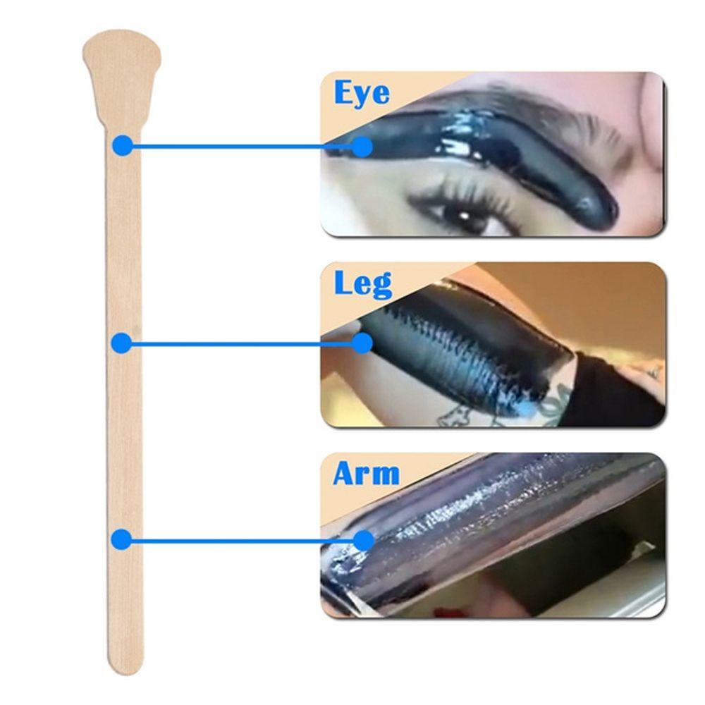 Tool Spatulas Wax Sticks Waxing Applicator Sticks Face Wiping Wax Tool Body Hair Removal Sticks
