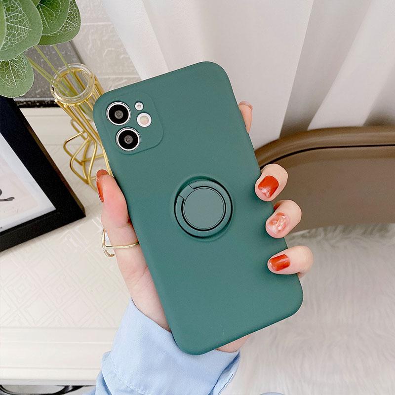 With Ring Holder Phone Case for Samsung Galaxy S24 Ultra S23 S22 S21 Plus A13 A52 A53 A54 TPU Soft Back Cover