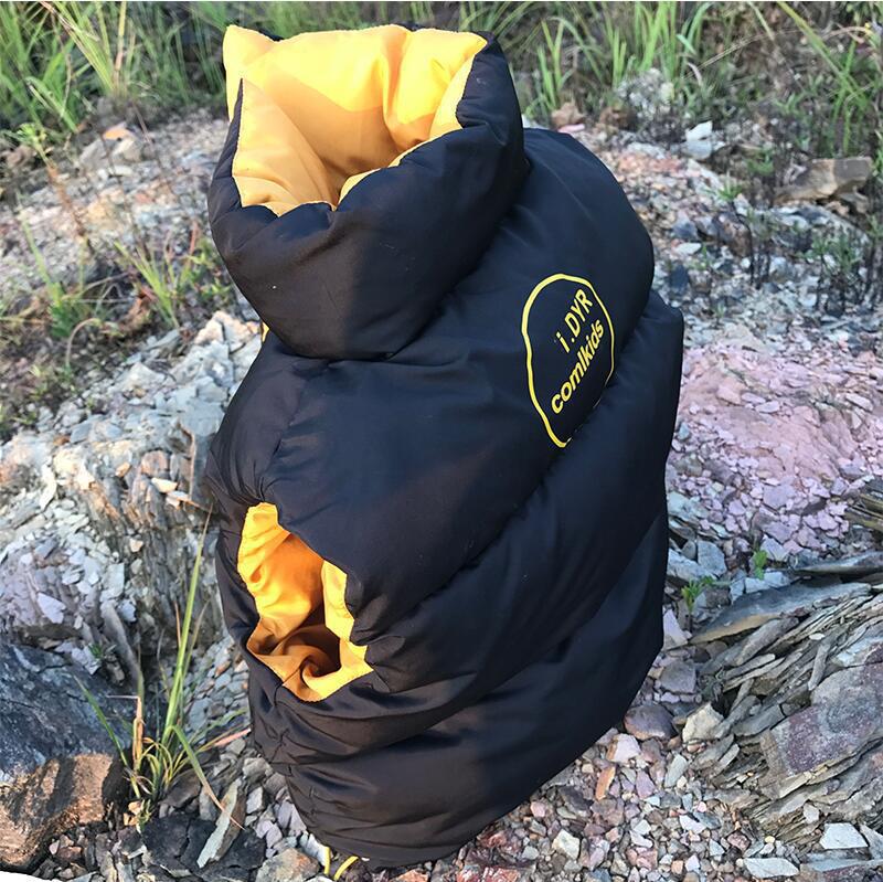 New Boys Girls Winter Autumn Sleeveless Hooded Vest Jacket Cartoon Print Coat Kids Warm Vest Outwear Clothes