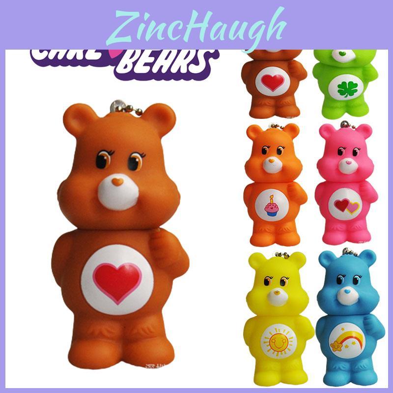 Care Bears Keychains Toy Keyring Figures Bag Pendant Child Xmas Birthday Gift